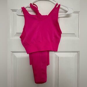 Gymshark pink set size small/medium